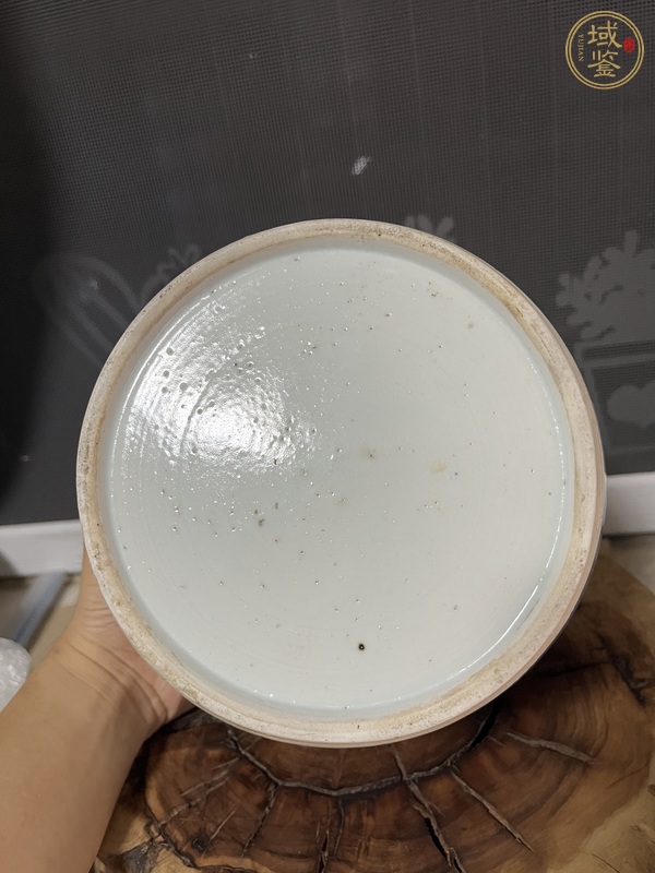 古玩陶瓷青花三星人物故事罐真品鑒賞圖