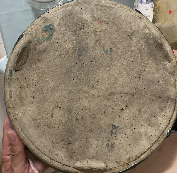 古玩三足盤真品鑒賞圖