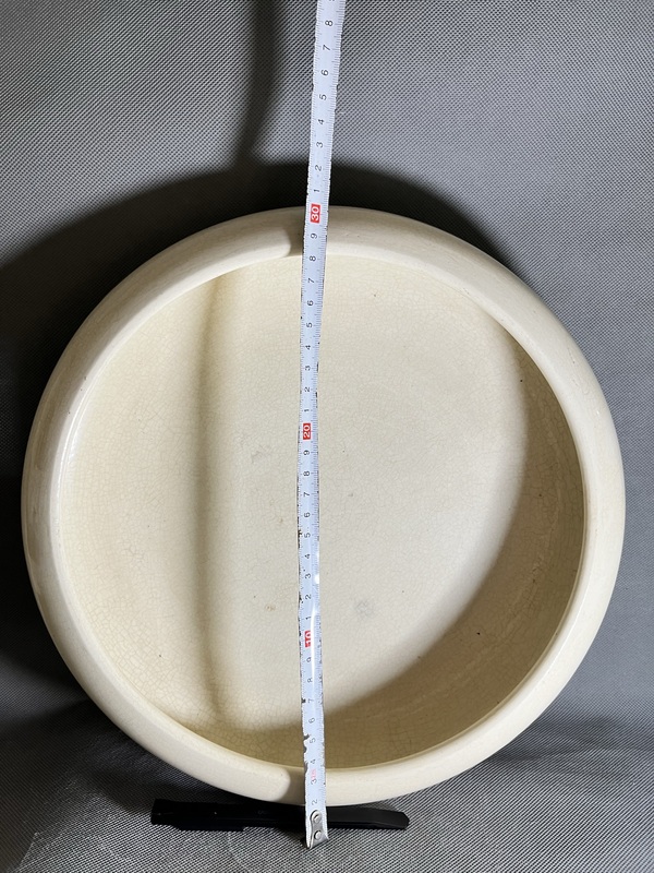 古玩陶瓷晚清民國~漳州窯哥釉三足洗拍賣，當前價格1566元