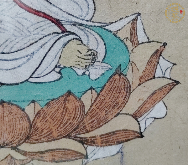 古玩陶瓷手繪菩薩圖真品鑒賞圖