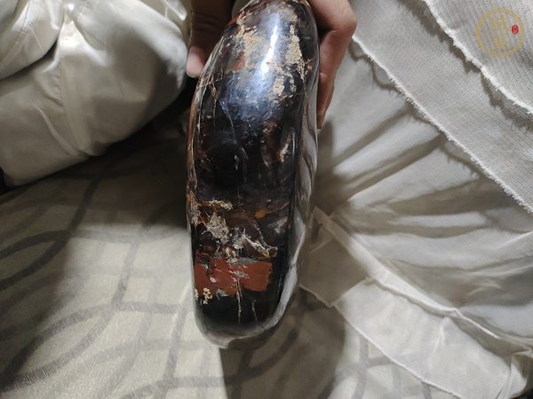 古玩雜項桂林雞血玉真品鑒賞圖