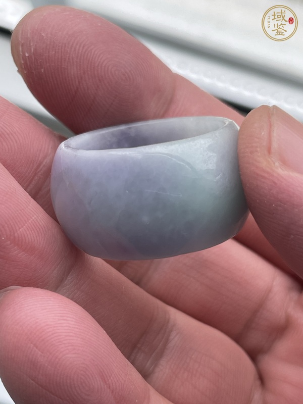 古玩玉器天然翡翠戒指真品鑒賞圖