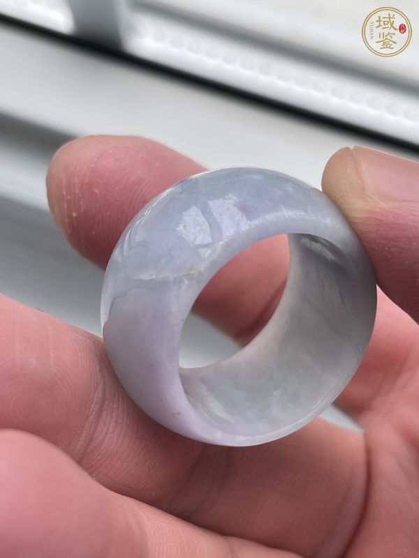 古玩玉器天然翡翠戒指真品鑒賞圖