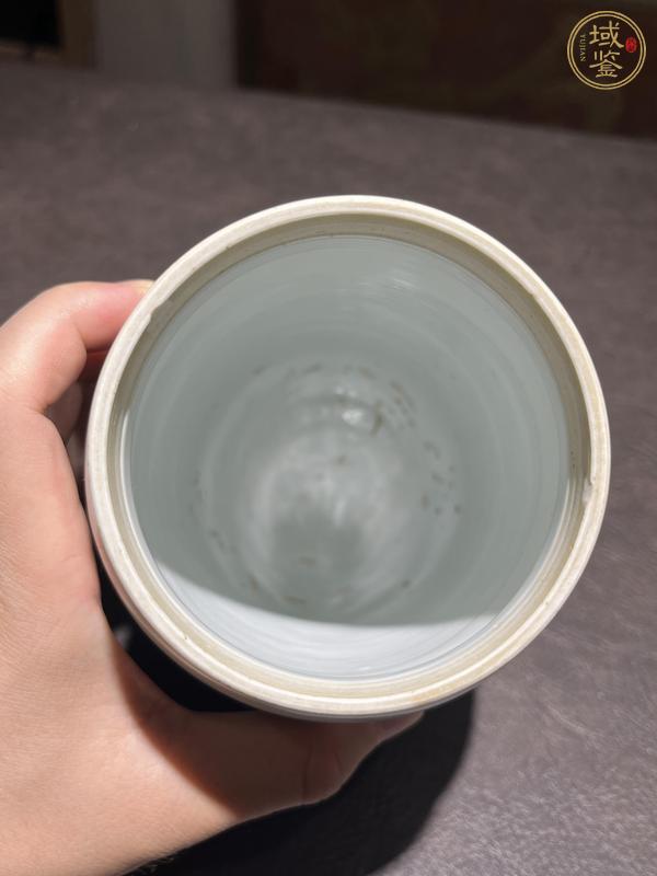 古玩陶瓷青花花鳥紋蓮子罐真品鑒賞圖