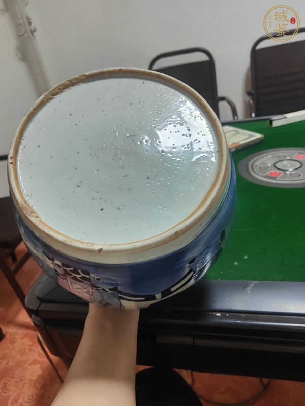 古玩清中青花罐真品鑒賞圖