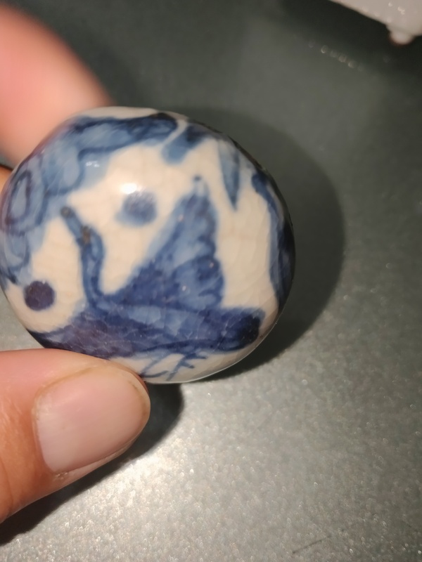 古玩陶瓷青花云鶴紋粉盒拍賣(mài),當(dāng)前價(jià)格2999元