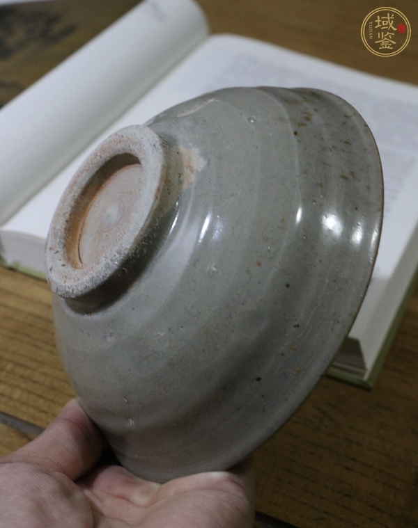 古玩陶瓷青云窯青白釉撇口碗真品鑒賞圖