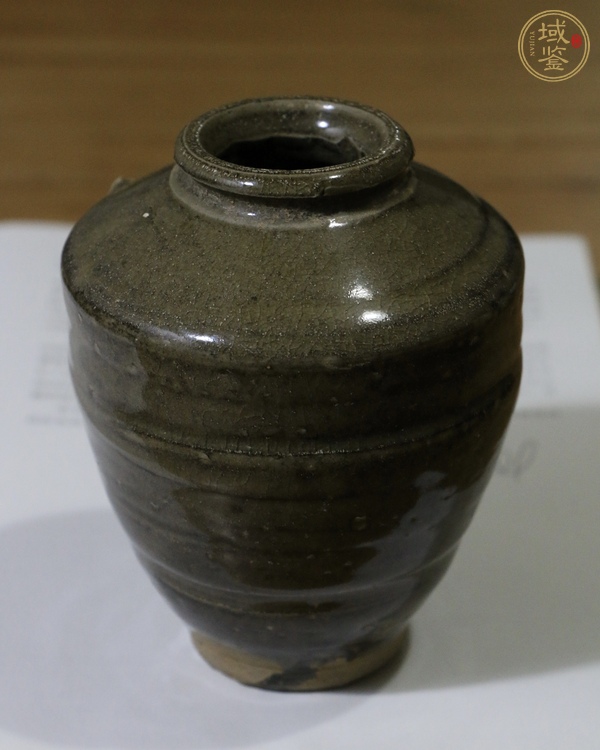 古玩元末明初時期安平壺真品鑒賞圖