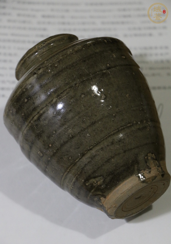 古玩陶瓷元末明初時期安平壺真品鑒賞圖