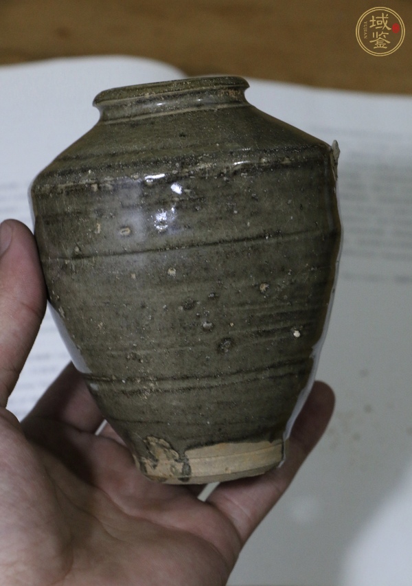 古玩陶瓷元末明初時期安平壺真品鑒賞圖