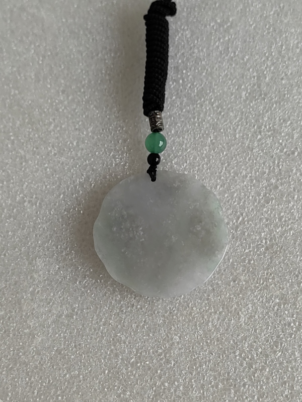 古玩玉器天然翡翠雕“龍紋牌”拍賣，當(dāng)前價格298元