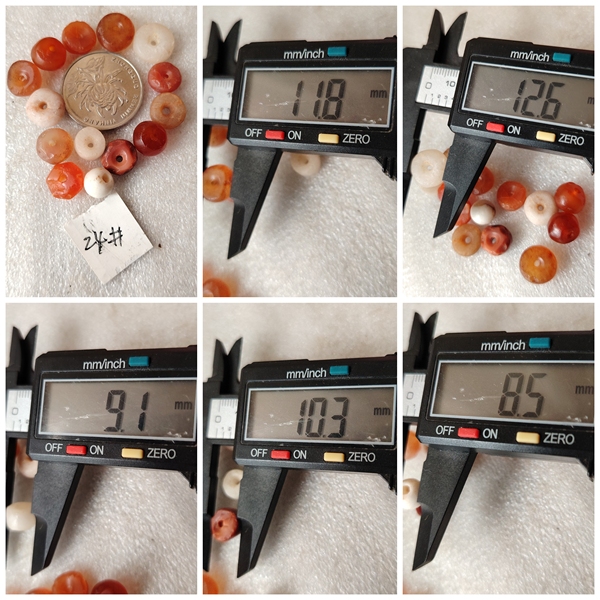 古玩玉器天然瑪瑙珠一組拍賣,當(dāng)前價格666元
