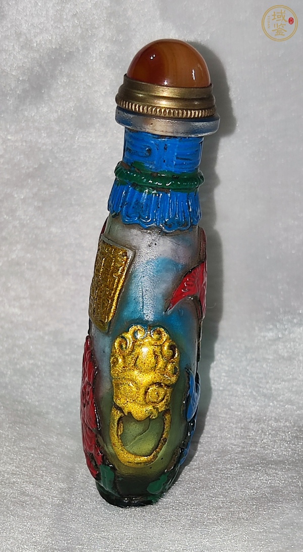 古玩字畫琉璃鼻煙壺真品鑒賞圖