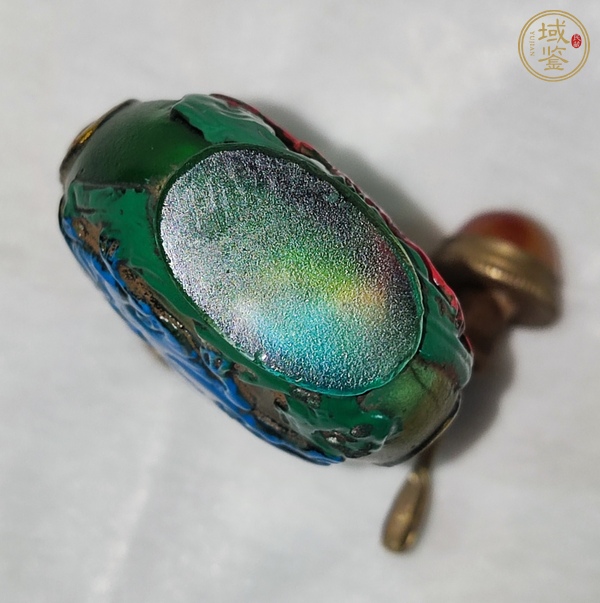 古玩字畫琉璃鼻煙壺真品鑒賞圖