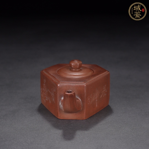 古玩雜項六方壺真品鑒賞圖