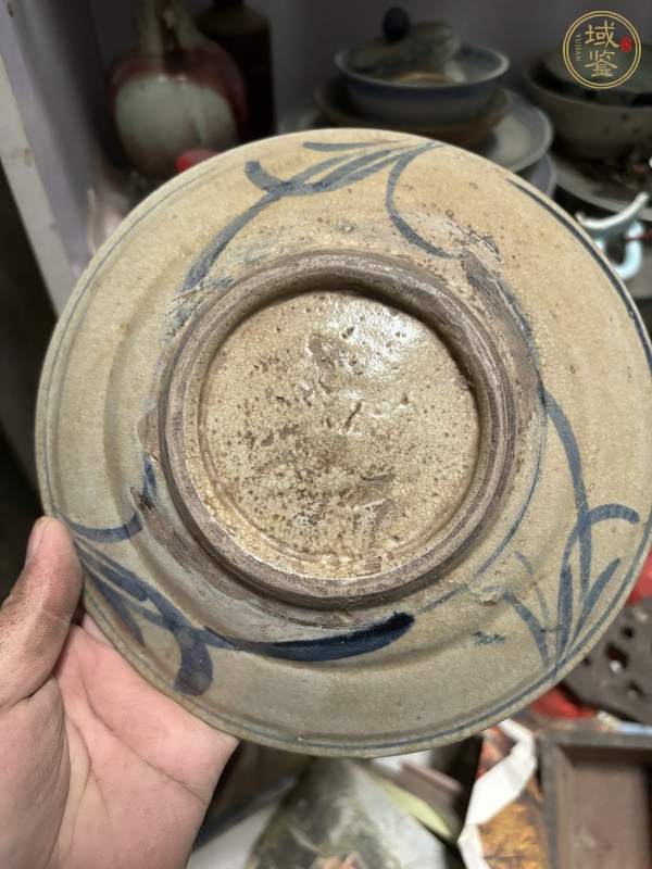 古玩青花盤真品鑒賞圖