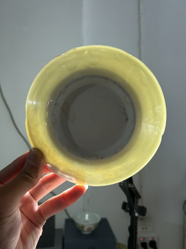 古玩陶瓷館藏級精品五代十國宣州白釉葵口盤拍賣，當前價格5980元