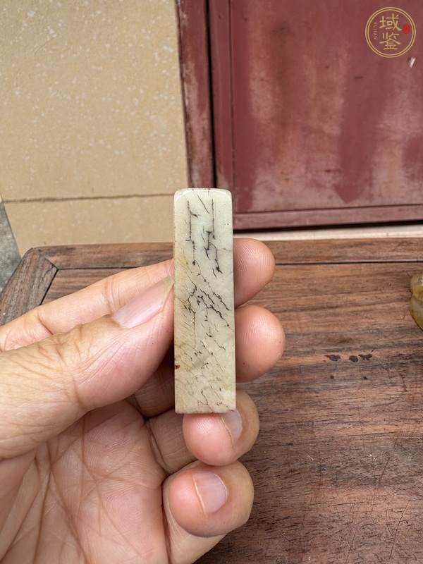 古玩雜項(xiàng)壽山石印章：虛心真品鑒賞圖