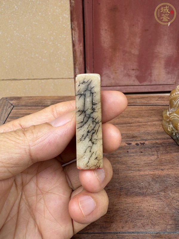古玩雜項(xiàng)壽山石印章：虛心真品鑒賞圖