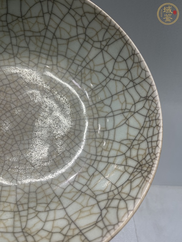 古玩陶瓷仿官釉大碗真品鑒賞圖