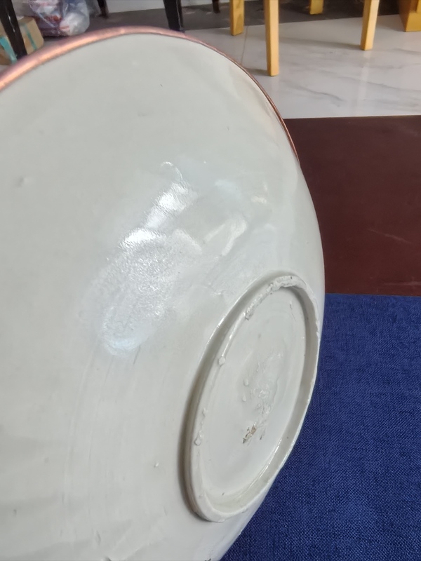 古玩陶瓷定窯白釉刻花盤拍賣，當(dāng)前價(jià)格36000元