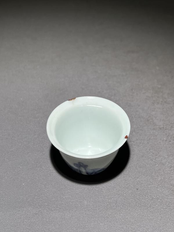 古玩陶瓷明末清初.青花壽山福海圖茶杯拍賣,當前價格0元