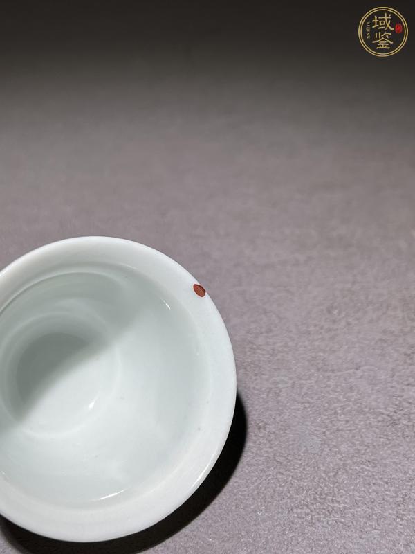 古玩陶瓷青花壽山福海圖茶杯真品鑒賞圖