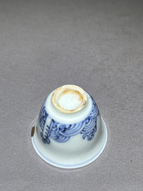 古玩陶瓷明末清初.青花壽山福海圖茶杯拍賣,當前價格0元