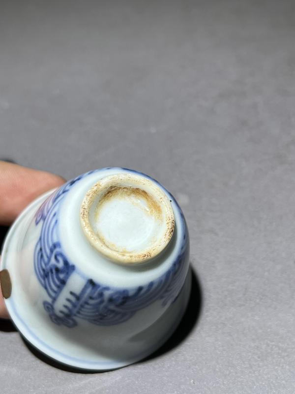古玩陶瓷明末清初.青花壽山福海圖茶杯拍賣,當前價格0元