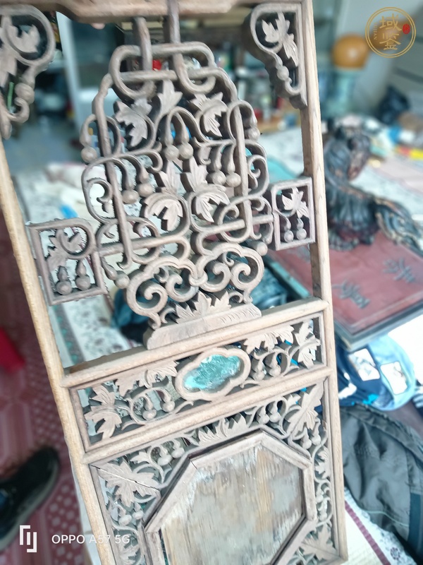 古玩雜項(xiàng)雜木雕刻葫蘆(福祿)綿綿的掛屏真品鑒賞圖