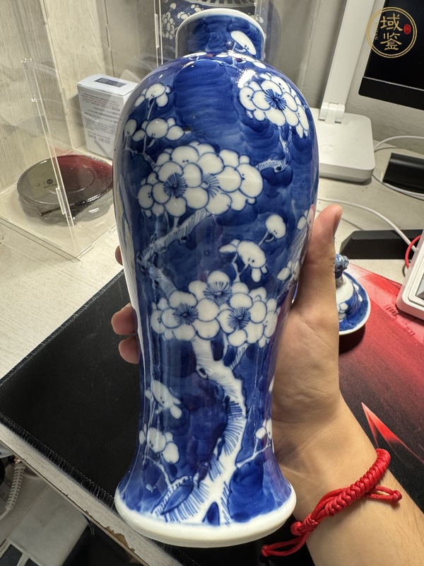 古玩陶瓷雞腿蓋瓶真品鑒賞圖