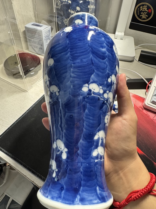 古玩陶瓷雞腿蓋瓶真品鑒賞圖