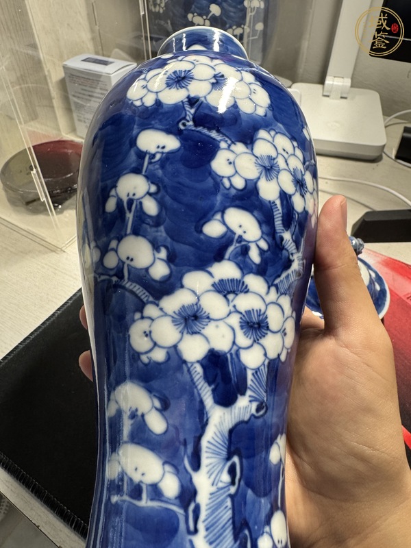 古玩陶瓷雞腿蓋瓶真品鑒賞圖