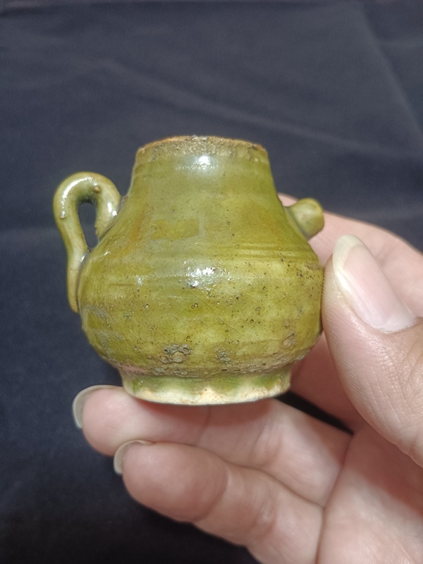 古玩陶瓷宋元青釉硯滴拍賣,當前價格8800元