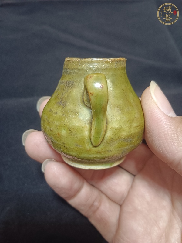 古玩陶瓷青釉硯滴真品鑒賞圖