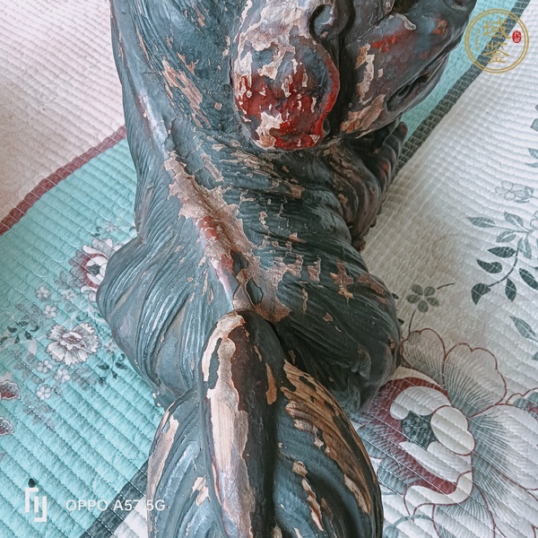 古玩雜項(xiàng)木雕獅子擺件真品鑒賞圖