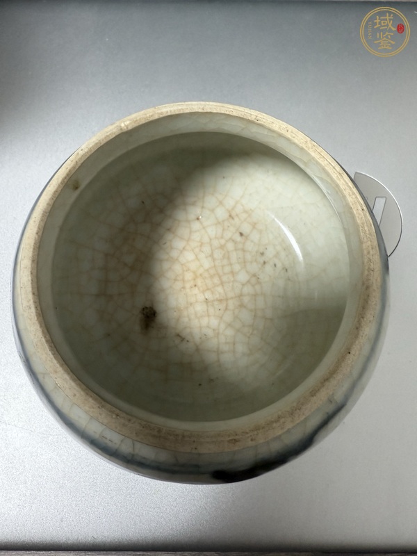 古玩陶瓷青花水盂真品鑒賞圖