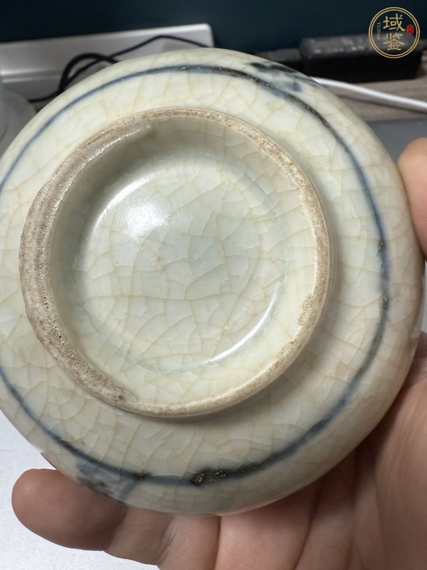 古玩陶瓷青花水盂真品鑒賞圖