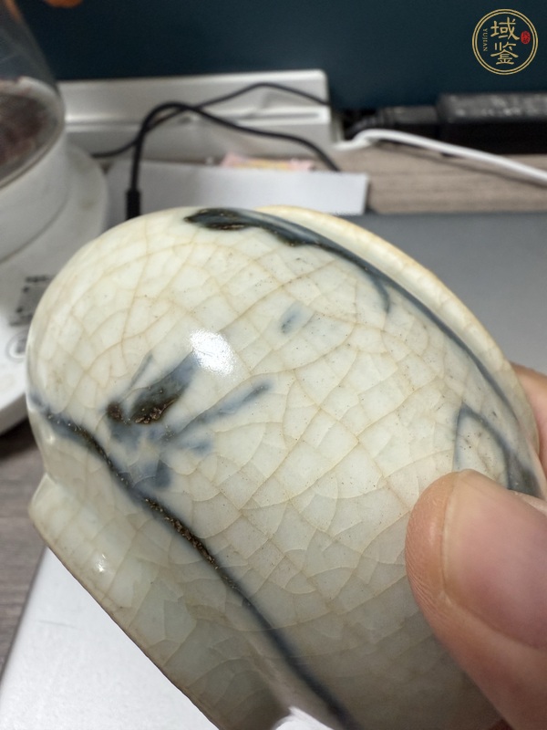 古玩陶瓷青花水盂真品鑒賞圖