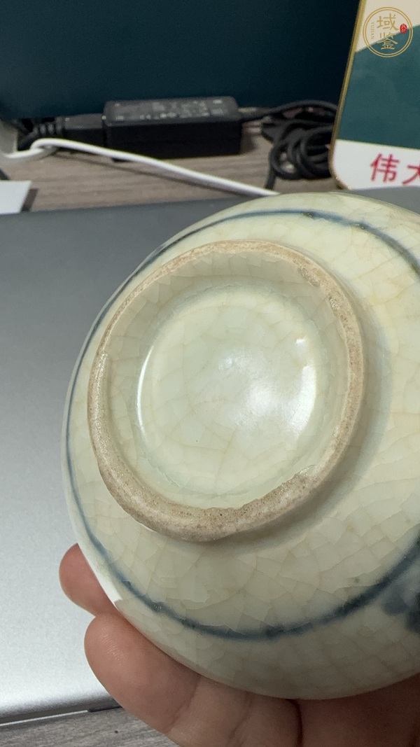 古玩陶瓷青花水盂真品鑒賞圖