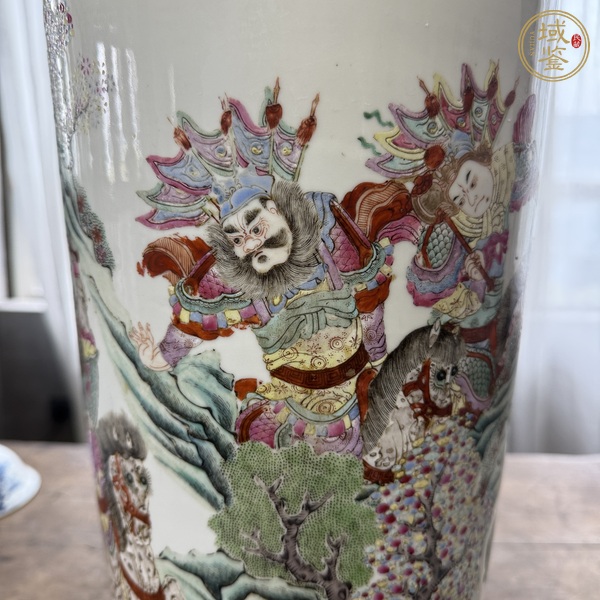 古玩陶瓷粉彩瓶真品鑒賞圖