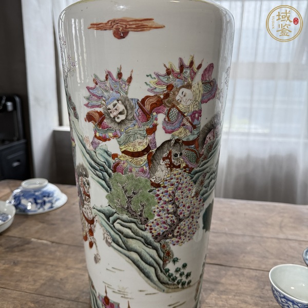 古玩陶瓷粉彩瓶真品鑒賞圖