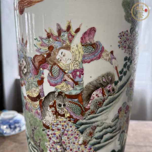 古玩陶瓷粉彩瓶真品鑒賞圖