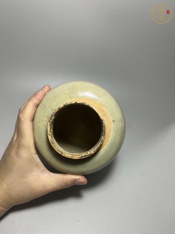 古玩陶瓷青釉罐真品鑒賞圖