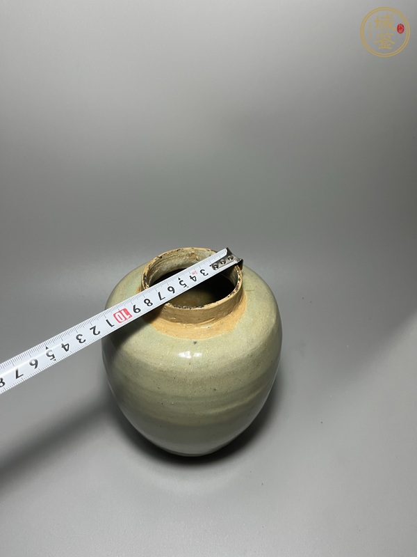 古玩陶瓷青釉罐真品鑒賞圖