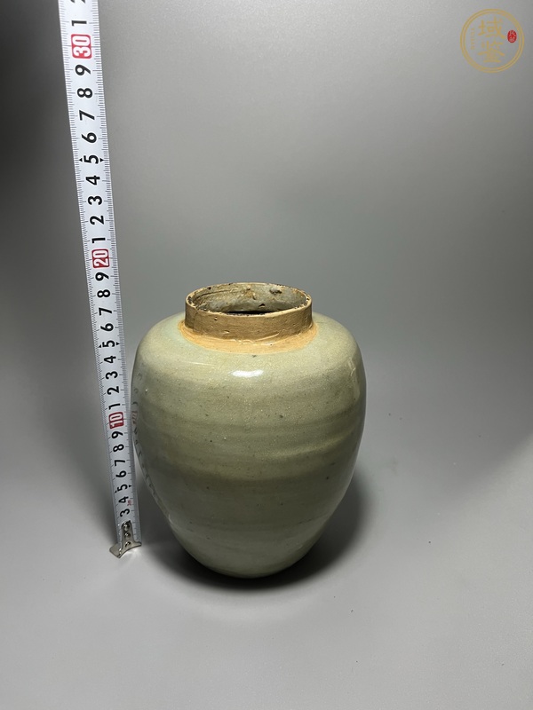古玩陶瓷青釉罐真品鑒賞圖