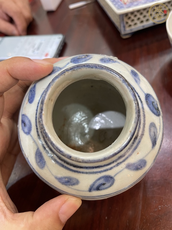 古玩陶瓷青花罐真品鑒賞圖