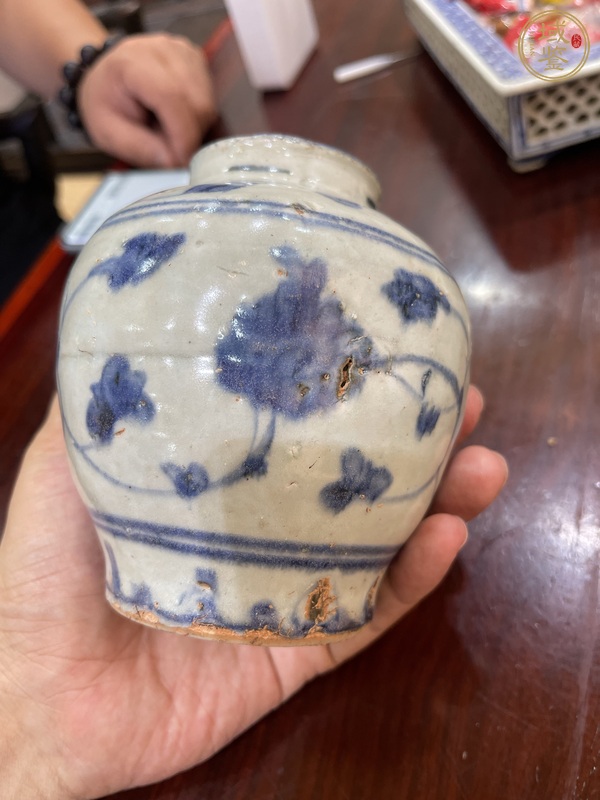 古玩陶瓷青花罐真品鑒賞圖