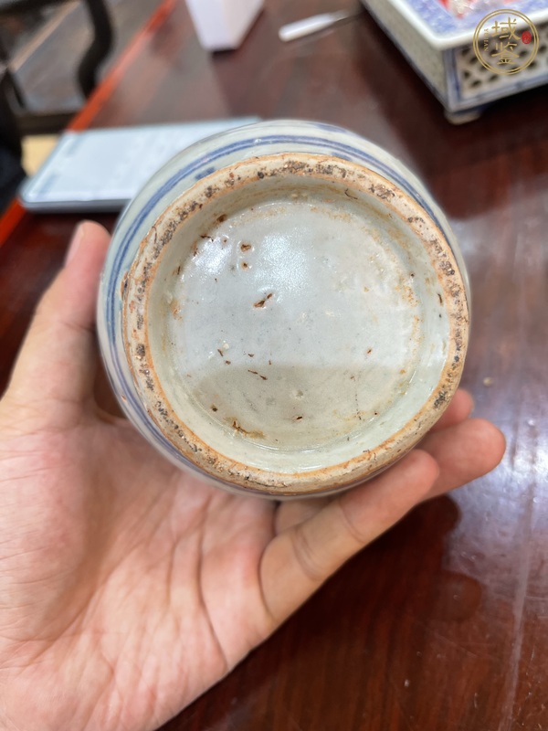 古玩陶瓷青花罐真品鑒賞圖