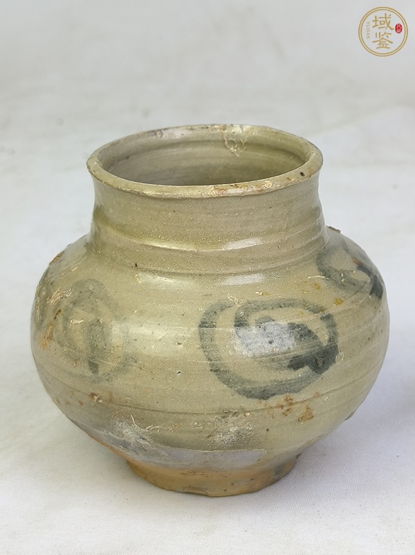 古玩玉溪窯青花罐真品鑒賞圖
